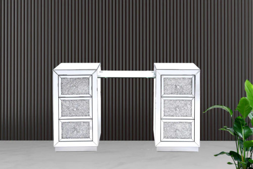 Mirrored Vanity With LED Lights and Bluetooth Speaker
