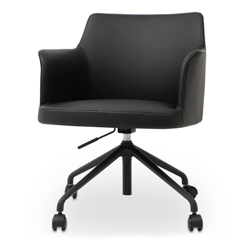 Morris - PVC Office Chair - Black
