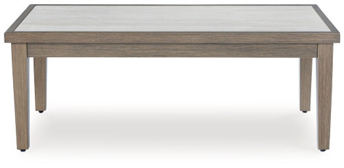 Rainier Ranch - Rectangular Cocktail Table - Brown / Beige