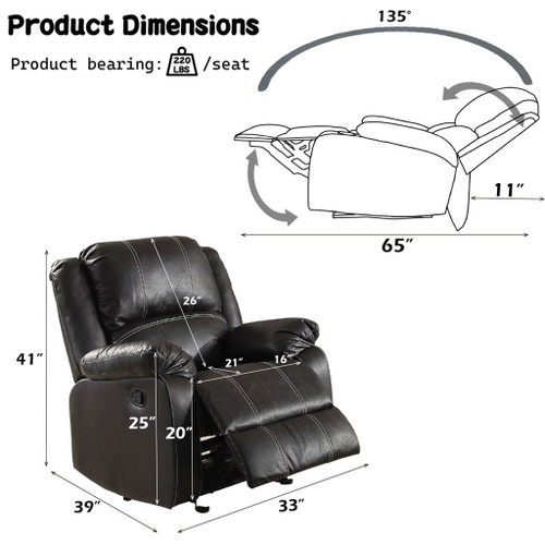 Zuriel - Motion Rocker Recliner
