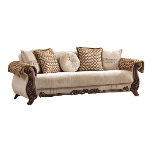 Carmen Living Room Set In Beige