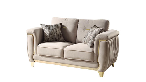 Leena Living Room Set In Fabric