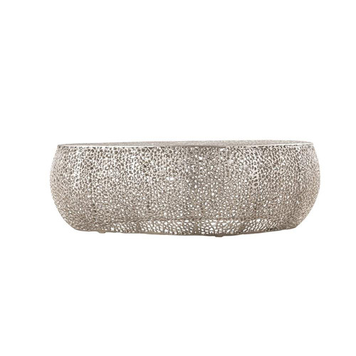 Tuscany Openwork Modern Oval Coffee Table