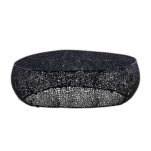 Tuscany Openwork Modern Oval Coffee Table