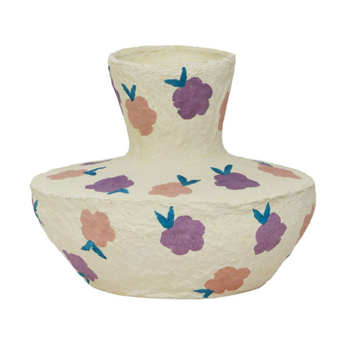 Cotton Mache - Blossoms Vase - Spring Cotton Mache - Blossoms Vase - Spring