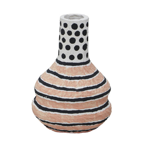 Cotton Mache - Print Vase - Modernist Cotton Mache - Print Vase - Modernist