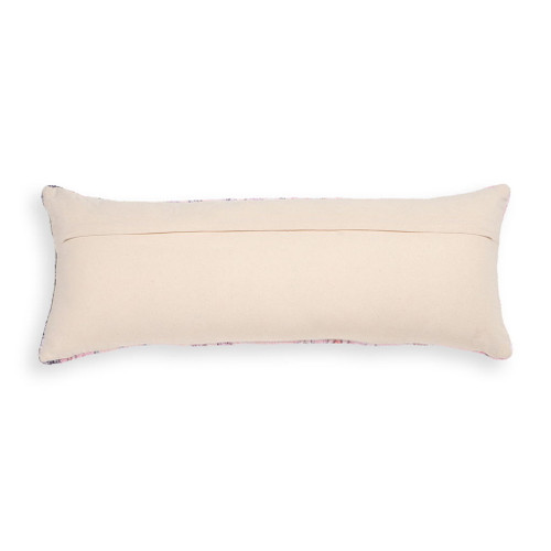 Persia - 27" x 10" Cotton Bolster Pillow - Pink