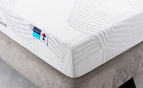 Capella Medium 8” Knitted Fabric Gel Memory Foam