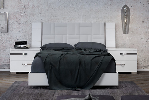 Dream Geo Bedroom Set Collection in White