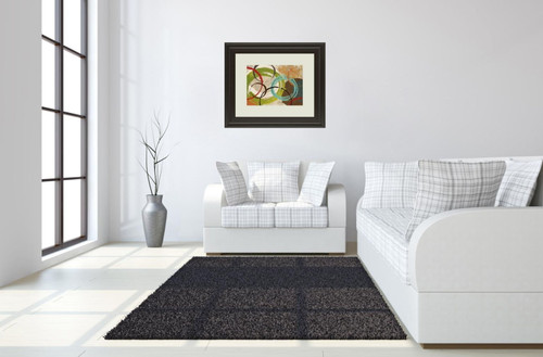 Away We Go I By Katrina Craven - Framed Print Wall Art - Blue