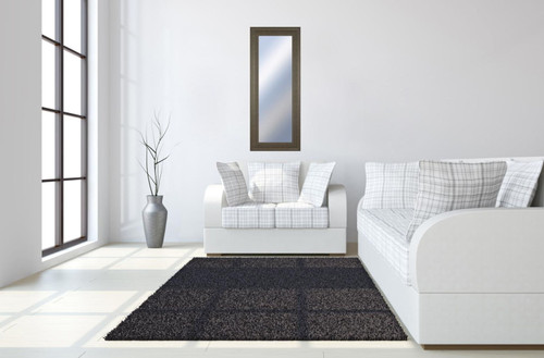 18x42 Decorative Framed Wall Mirror By Classy Art Promotional Mirror Frame #44 - Dark Brown