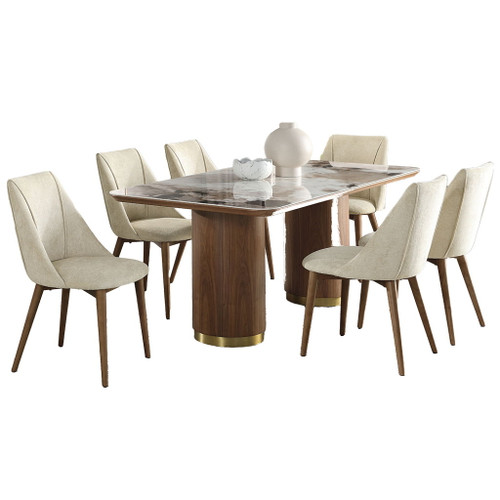 Willene - Dining Table With Ceramic Top