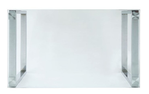 Abraham - Dining Table - Clear Glass Top & Chrome