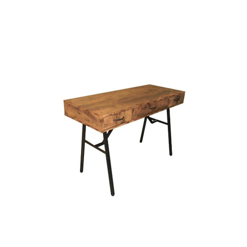 Jalia - Writing Desk - Rustic Oak & Black Jalia - Writing Desk - Rustic Oak & Black