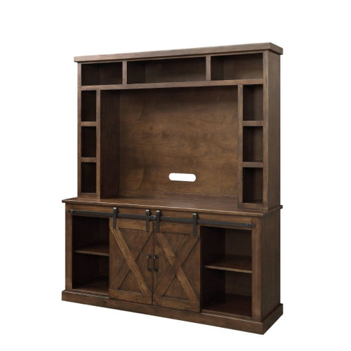 Aksel - Entertainment Center (Include 91617Fir) - Walnut Aksel - Entertainment Center (Include 91617Fir) - Walnut