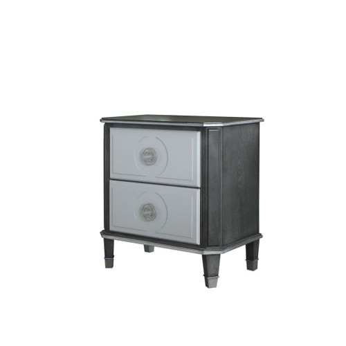 House Beatrice - Nightstand - Charcoal & Light Gray House Beatrice - Nightstand - Charcoal & Light Gray