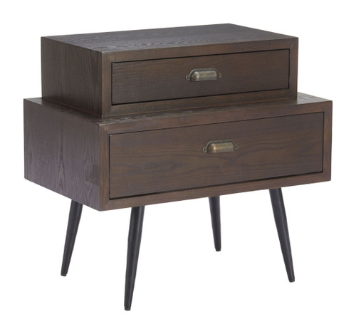 Mechy - Side Table - Brown