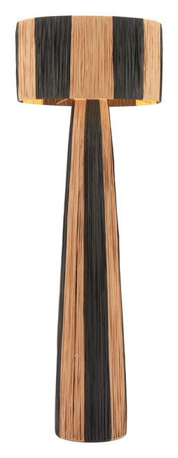 Gala - Floor Lamp - Black / Natural