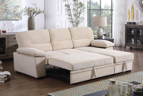 Kipling - Reversible Sleeper Sectional Sofa Chaise Kipling - Reversible Sleeper Sectional Sofa Chaise