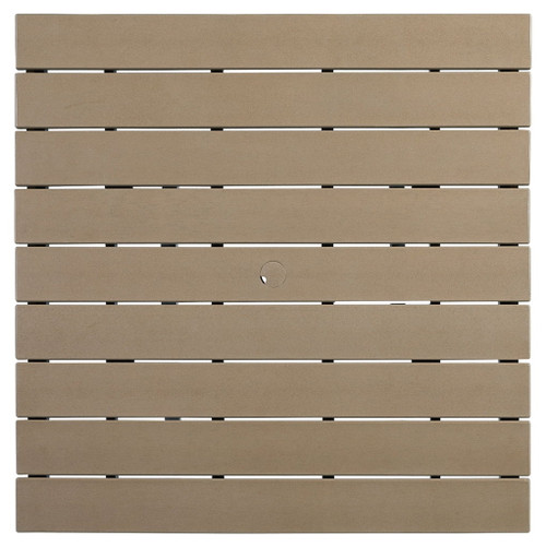 Fairen Trail - Square Counter TBL w/Umb OPT - Black / Driftwood