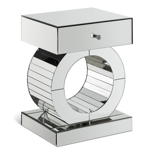 Jocelyn - End Table - Pearl Silver