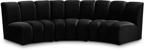 Infinity - 3 Piece Velvet Modular Sectional