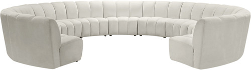 Infinity - 11 Piece Velvet Modular Sectional