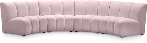Infinity - 4 Piece Velvet Modular Sectional