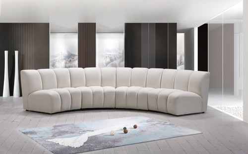 Infinity - 4 Piece Velvet Modular Sectional