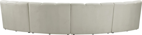 Infinity - 4 Piece Velvet Modular Sectional