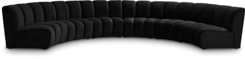 Infinity - 6 Piece Velvet Modular Sectional