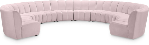 Infinity - 10 Piece Velvet Modular Sectional