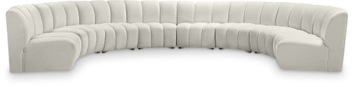 Infinity - 8 Piece Velvet Modular Sectional