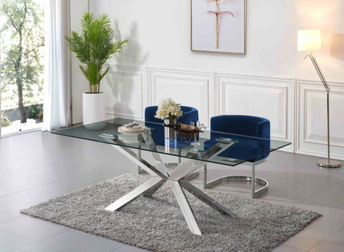 Gianna - Dining Chair with Chrome Legs