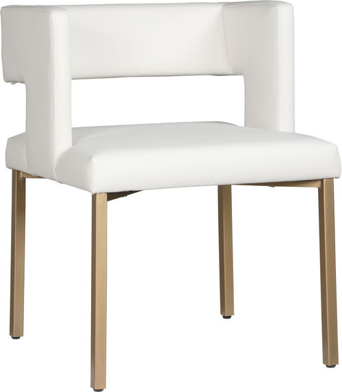 Caleb - Dining Chair with Gold Legs (Set of 2)