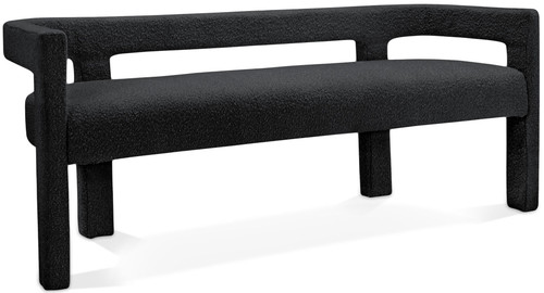 Athena - Boucle Fabric Bench