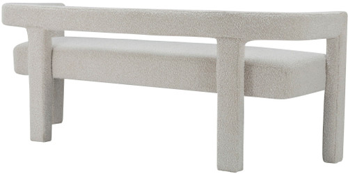 Athena - Boucle Fabric Bench