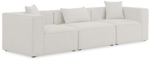 Cube - Linen Modular 3 Seat Sofa