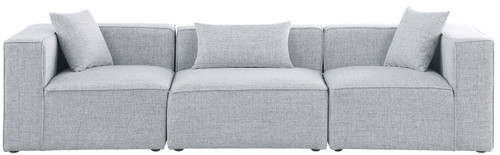 Cube - Linen Modular 3 Seat Sofa
