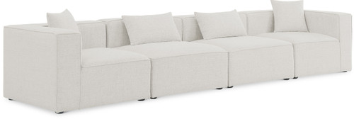 Cube - Linen Modular 4 Seat Sofa