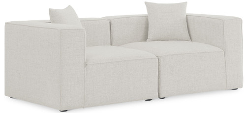 Cube - Linen Modular 2 Seat Sofa