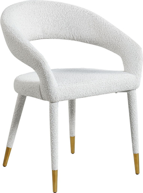 Destiny - Fabric Dining Chair - Cream