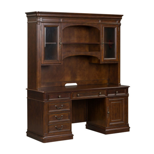 Brayton Manor - 3 Piece Jr Executive Credenza - Cognac