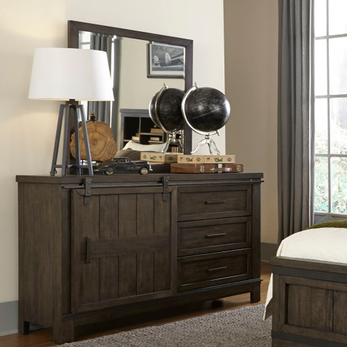 Thornwood Hills - Panel Bed, Dresser & Mirror