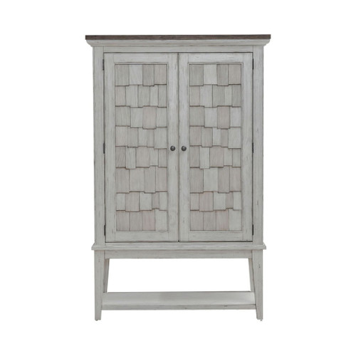 River Place - Bar Cabinet - White