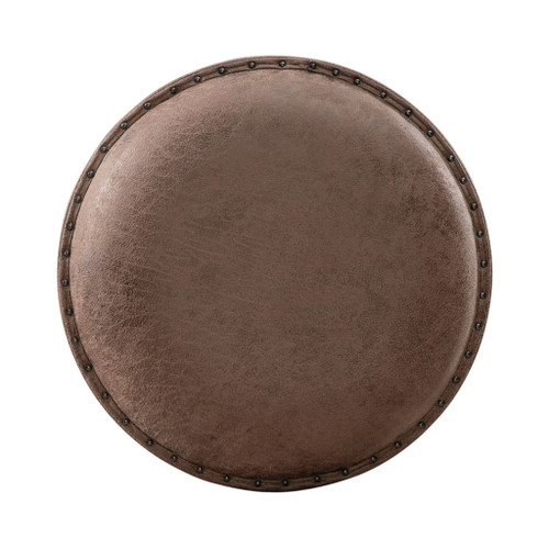 Paradise Valley - Upholstered Console Stool (RTA) - Dark Brown