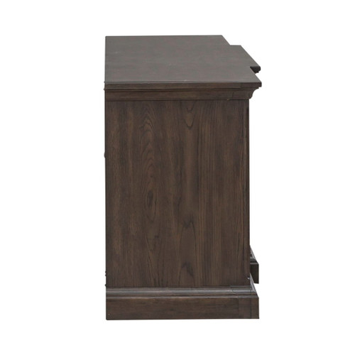 Paradise Valley - 78" Entertainment Console - Dark Brown
