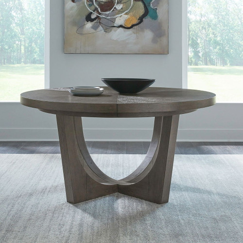 Cascade Falls - Pedestal Table - Satin Espresso