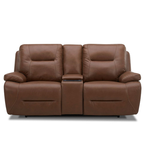 Cameron - Loveseat With Console P3 & ZG - Saddle