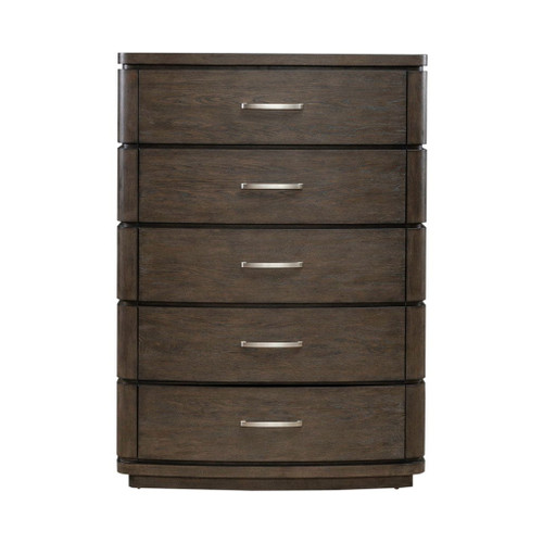 Cascade Falls - 5 Drawer Chest - Satin Espresso